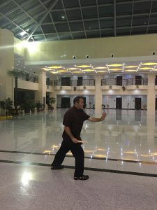 Masich大师表演太极匕首