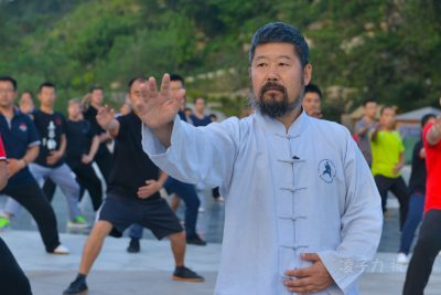 陈中华老师2016年夏在大青山第十六届讲座上。 