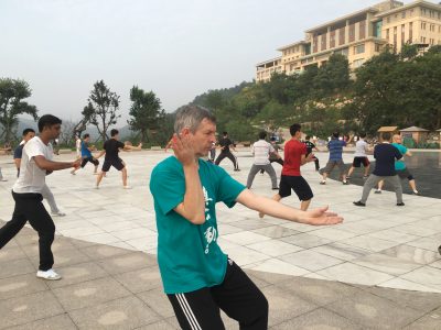 陈中华老师入室弟子澳洲保尔・简森2016年在大青山练拳