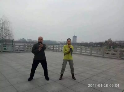 初炎强教练教我金刚捣碓